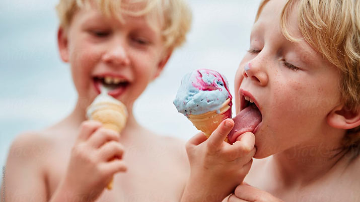 Batidos, helados y polos para hacer con niños