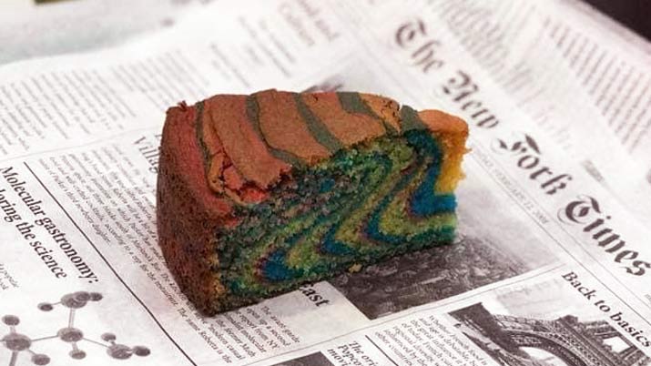 Yo me quedo en casa y hago bizcocho de colores