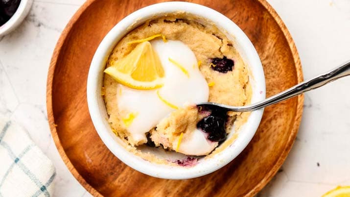 mug cake limon