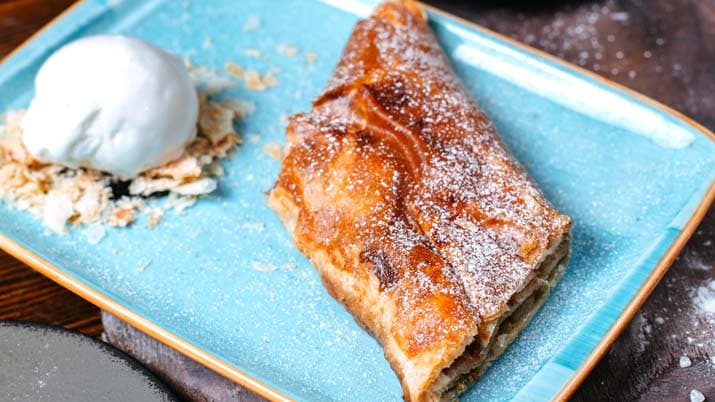 recetas con manzana strudel