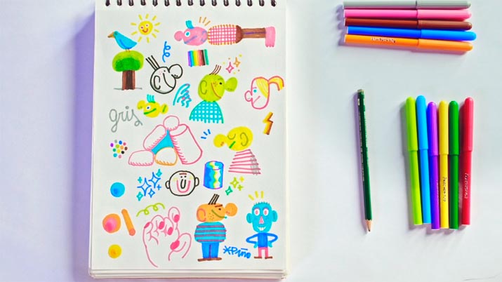 Curso gratis de dibujo y creatividad para niños con Puño
