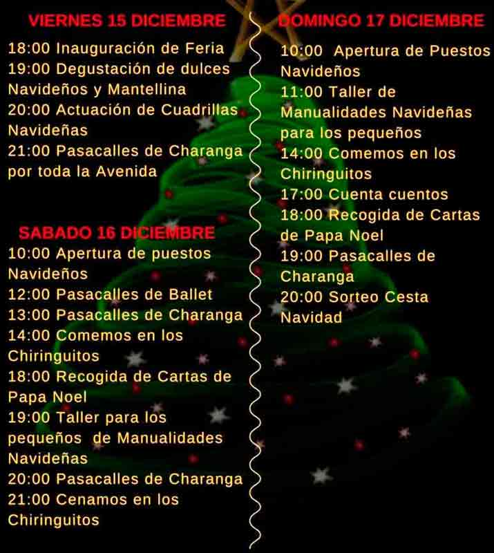 mercado navideno totana programa