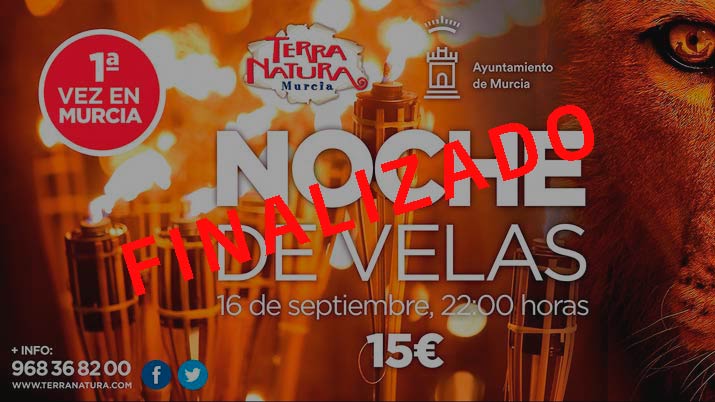 Sorteo dos entradas dobles para La Noche de Velas en Terra Natura