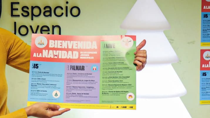 La Navidad llega a los espacios juveniles del municipio de Murcia con talleres, conciertos y fiestas interculturales