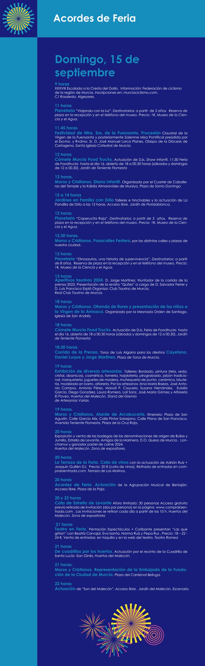 feria de murcia programa 12