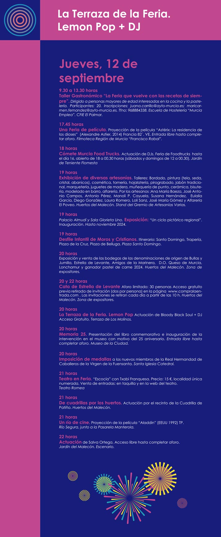 feria de murcia programa 9