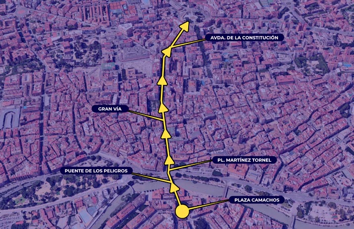 gran desfile moros y cristianos recorrido