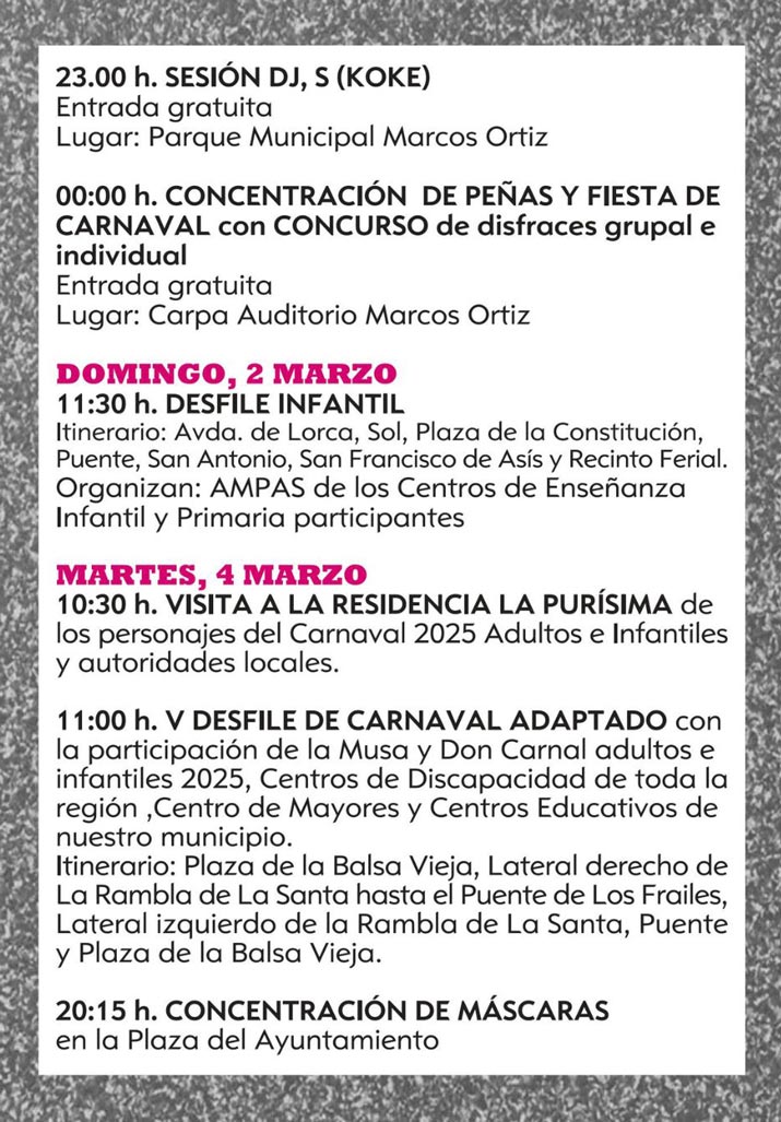 carnaval totana 2025 4