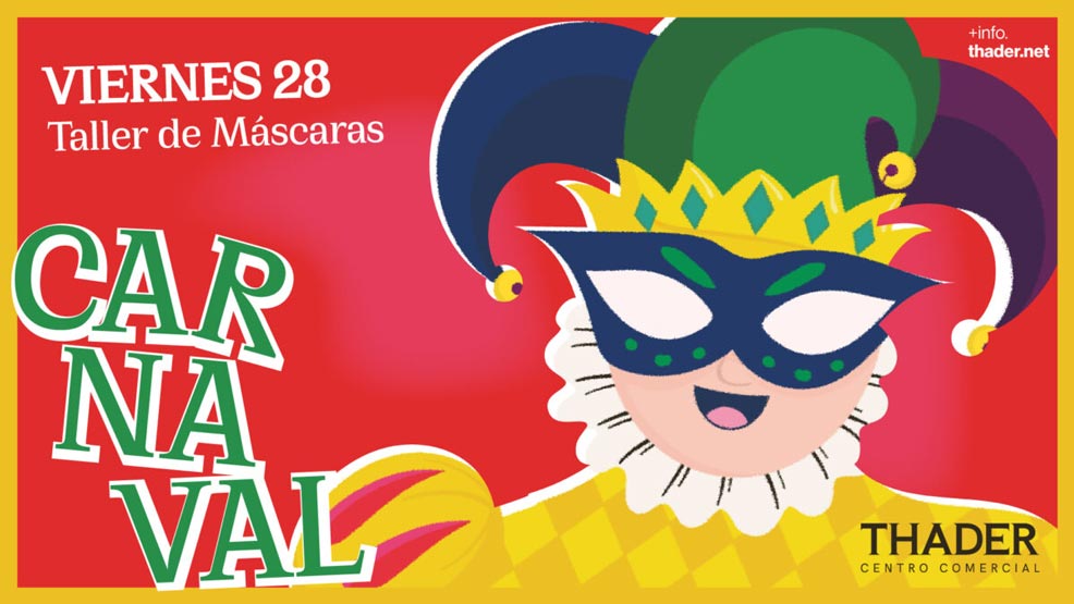 Taller de Máscaras de Carnaval en CC Thader