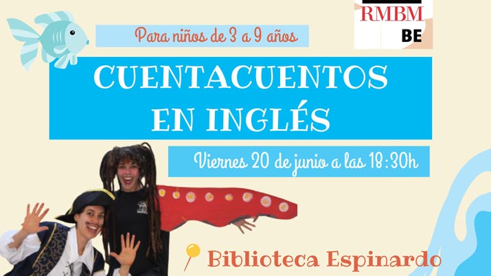 Cuentacuentos en inglés en la Biblioteca de Espinardo
