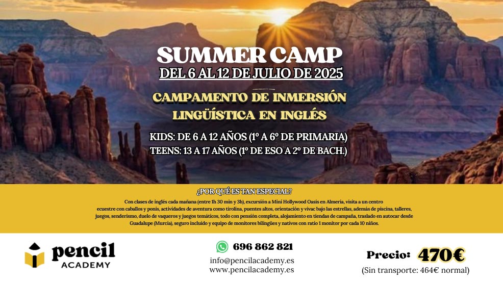 Summer Camp Pencil Academy 2025