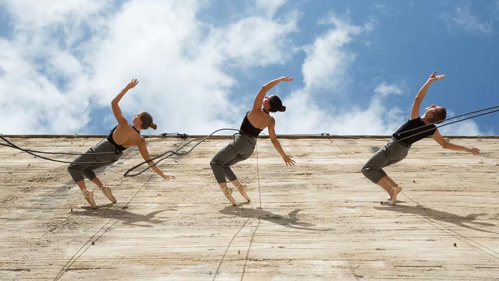 Espectáculo “Finale” danza en vertical en San Javier