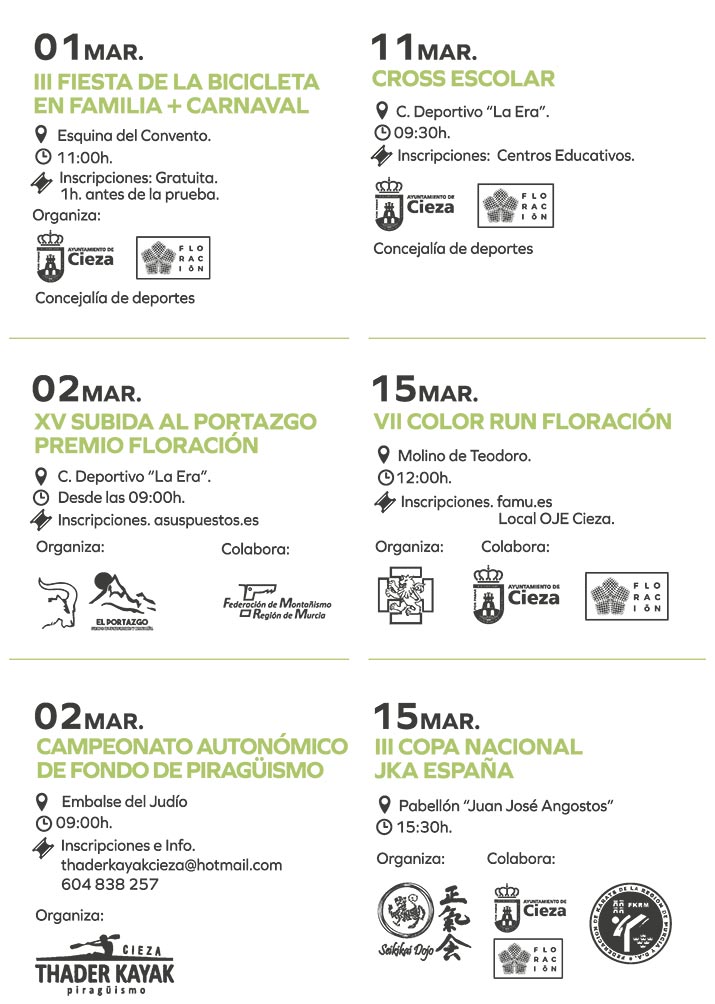 floracion cieza 2025 programa 4