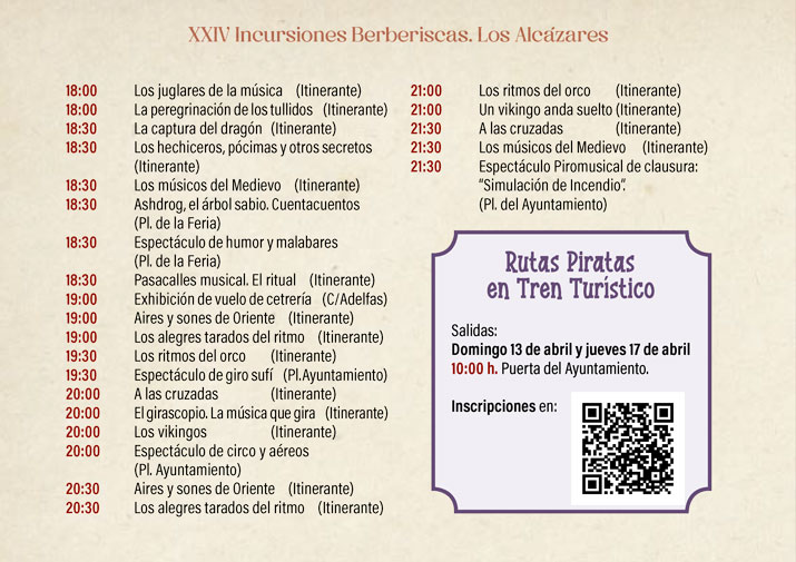 incursiones berberiscas 2025 los alcazares programa 4