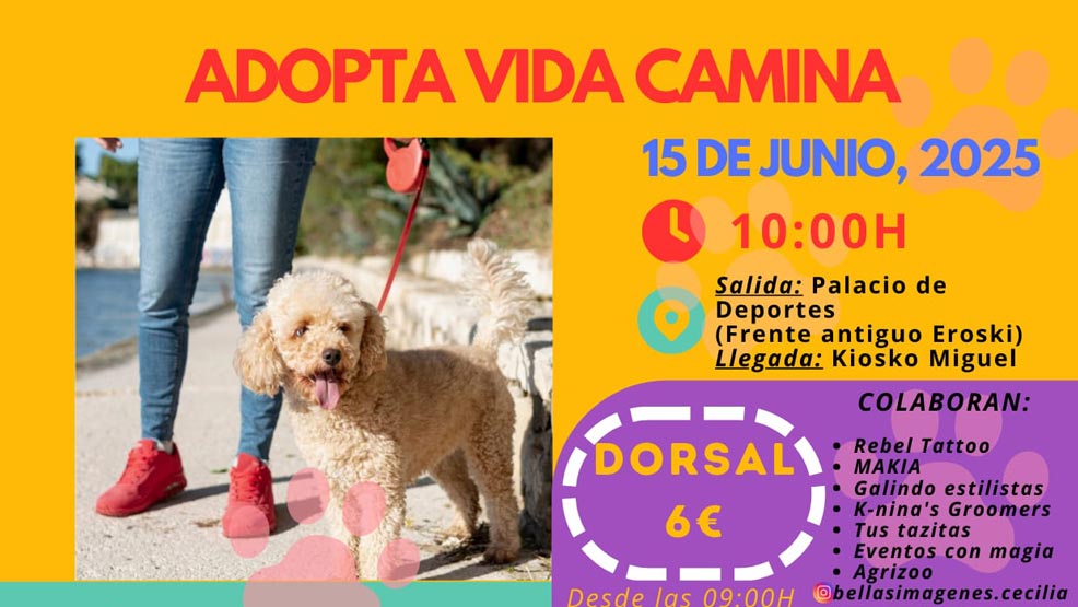 Marcha canina Adopta Vida Camina