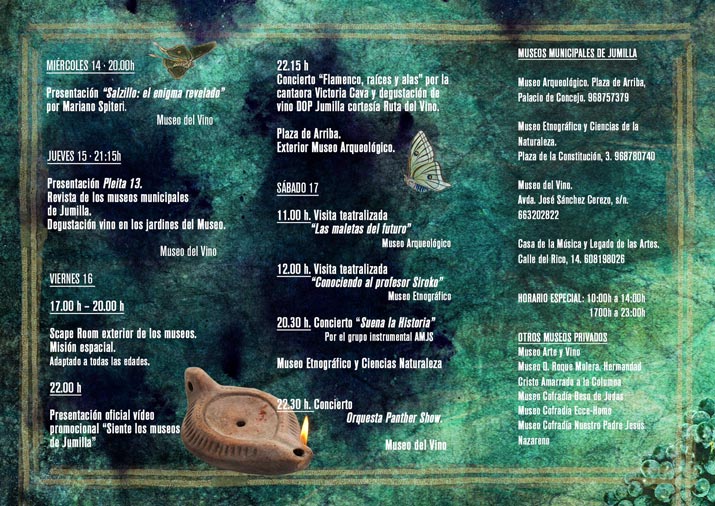 noche museos jumilla 2025 programa