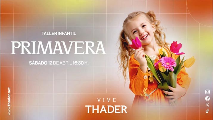 Taller infantil Primavera en CC Thader