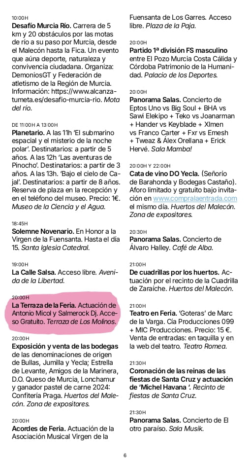 Programa Feria de Murcia 2025 page 0006
