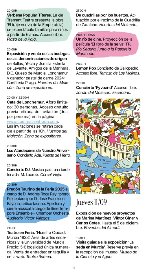 Programa Feria de Murcia 2025 page 0011