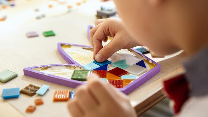 Taller infantil: Arte en piedras. Mosaicos Romanos