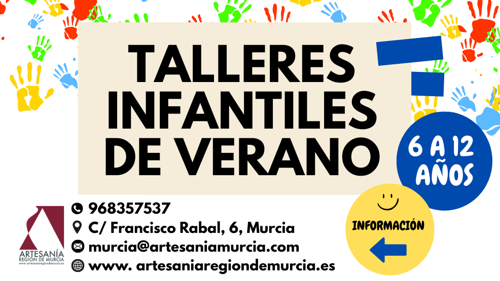 Talleres artesanos infantiles de verano en el Centro para la Artesanía de Murcia