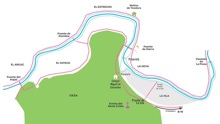 floracion cieza ruta 3 paseo ribereno