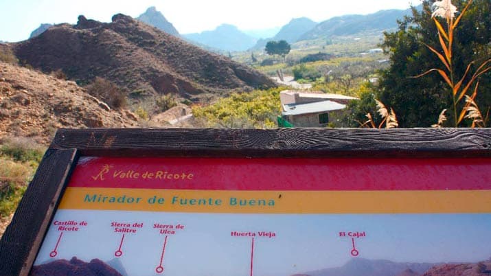 senda de los moriscos mirador fuente buena