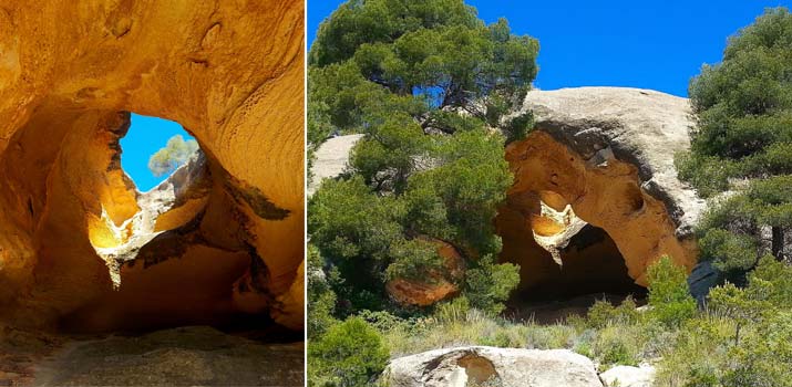 cueva horadada 