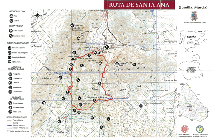 ruta santa ana jumilla plano