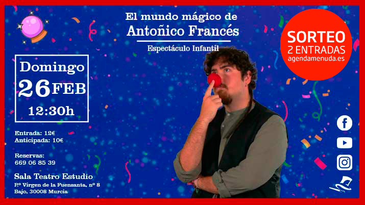 SORTEO de 2 entradas para 