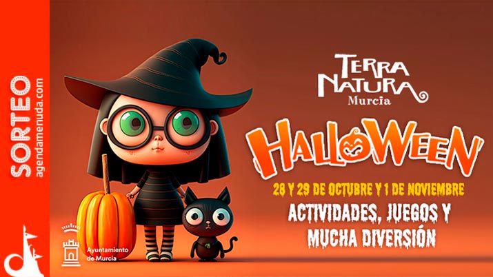 Sorteo de 1 entrada familiar para Halloween en Terra Natura