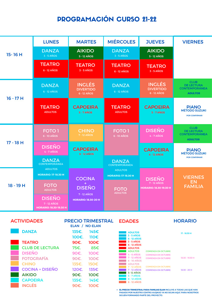 culture club 2021 elan programa