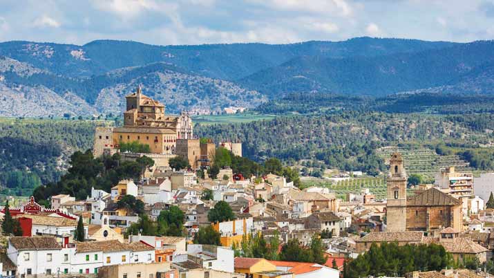 mirador plaza foso del castillo caravaca