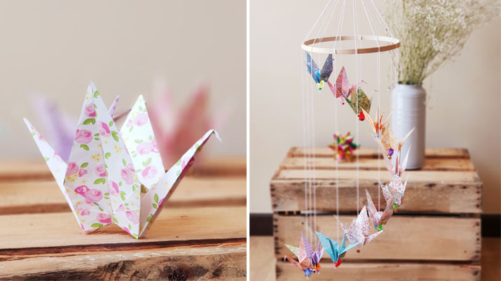 Historia de un móvil de origami