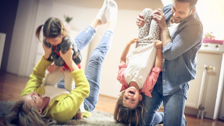 jugar en familia