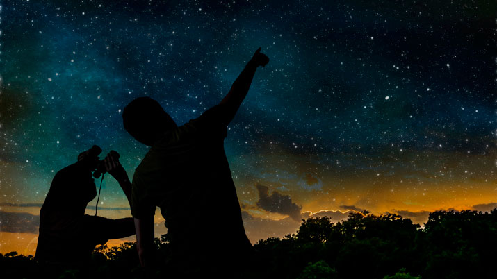 Perseidas con niños 2024