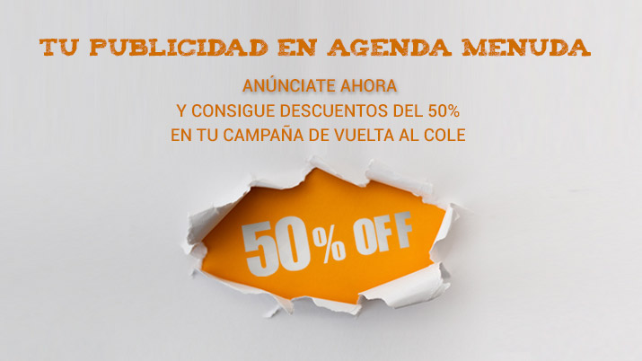 Oferta 50% en Agenda Menuda