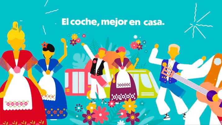 Los autobuses, el tranvía y los aparcamientos disuasorios volverán a ser gratuitos el día del Bando de la Huerta