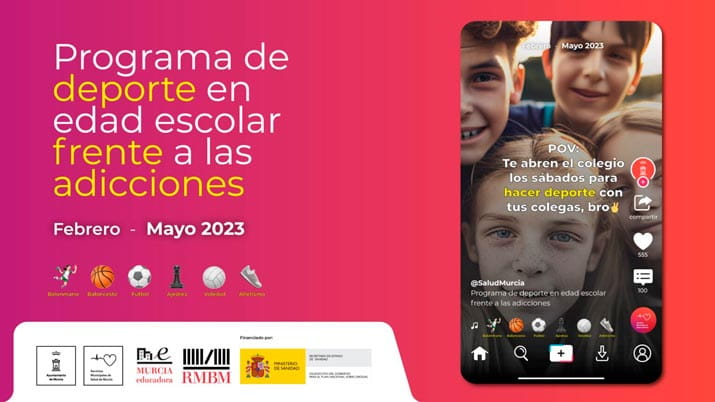 Los jóvenes podrán practicar deporte los sábados en los patios de colegios de Murcia