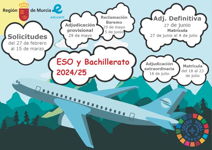 admision 2024 2025 eso bachillerato