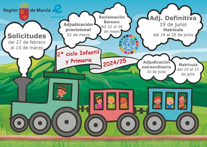 admision 2024 2025 infantil primaria