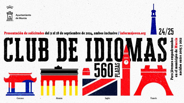 Club de Idiomas para jóvenes murcianos. Curso 2024/25