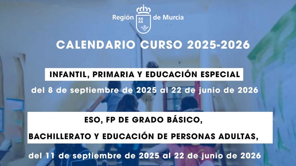 Calendario Escolar Región de Murcia 2025-2026