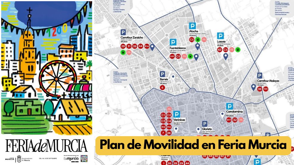 Plan de Movilidad Feria Murcia 2025: lanzadera gratuita y más