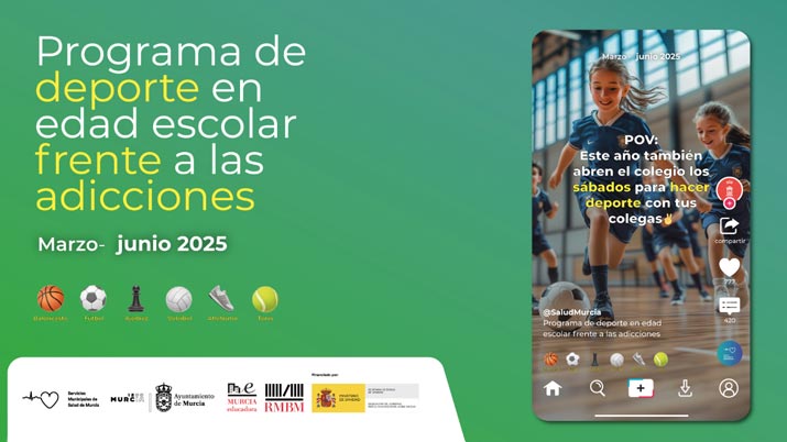 Programa de deporte en edad escolar frente a las adicciones