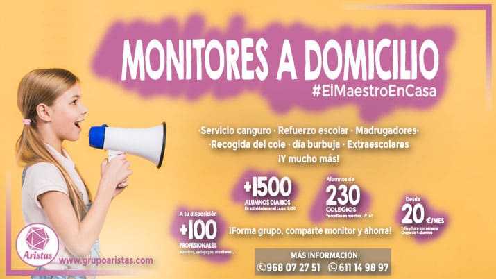 ARISTAS, monitores a domicilio