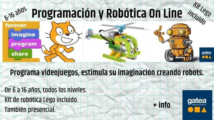 Robótica y programación Online en GATEA