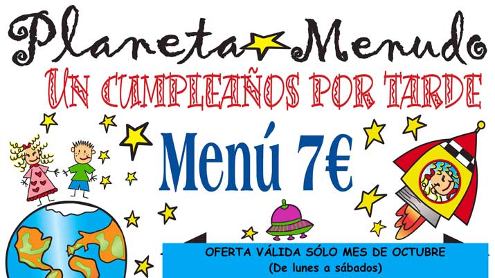 CumpleREBAJAS en Planeta Menudo