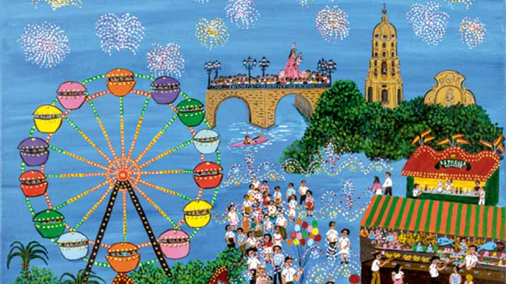 Feria de Septiembre con niños