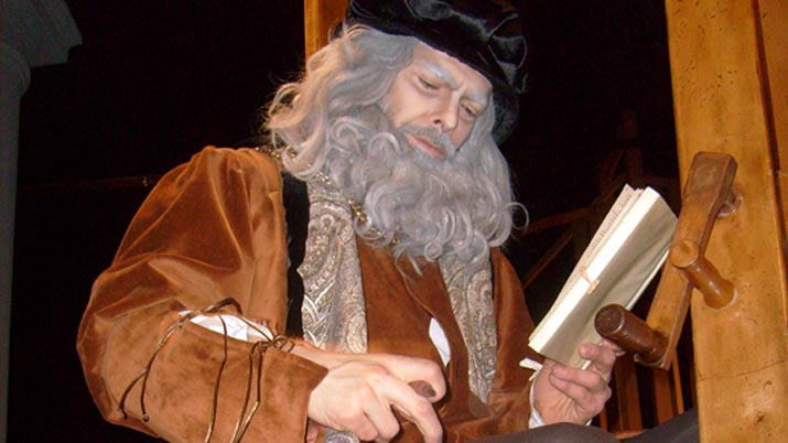 leonardo teatralizada